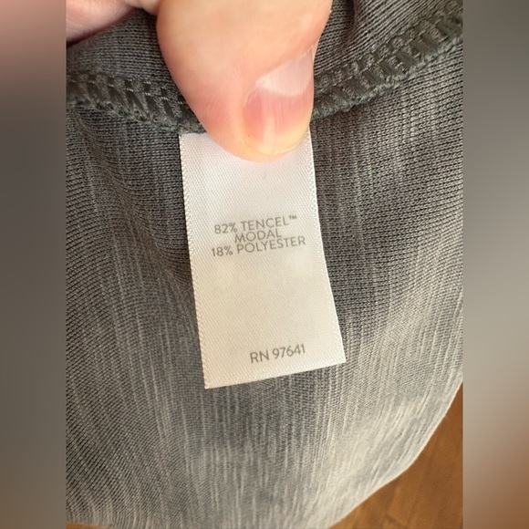 Pure Jill Sand-Washed Slub Knit Midi Dress – Size M – Effortless Coastal Chic - Picture 12 of 13